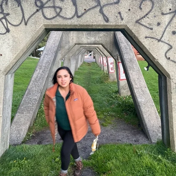 Patagonia Women's Puffer Jacket - Dusty Rose/Pale Peach - Picture 12 of 13